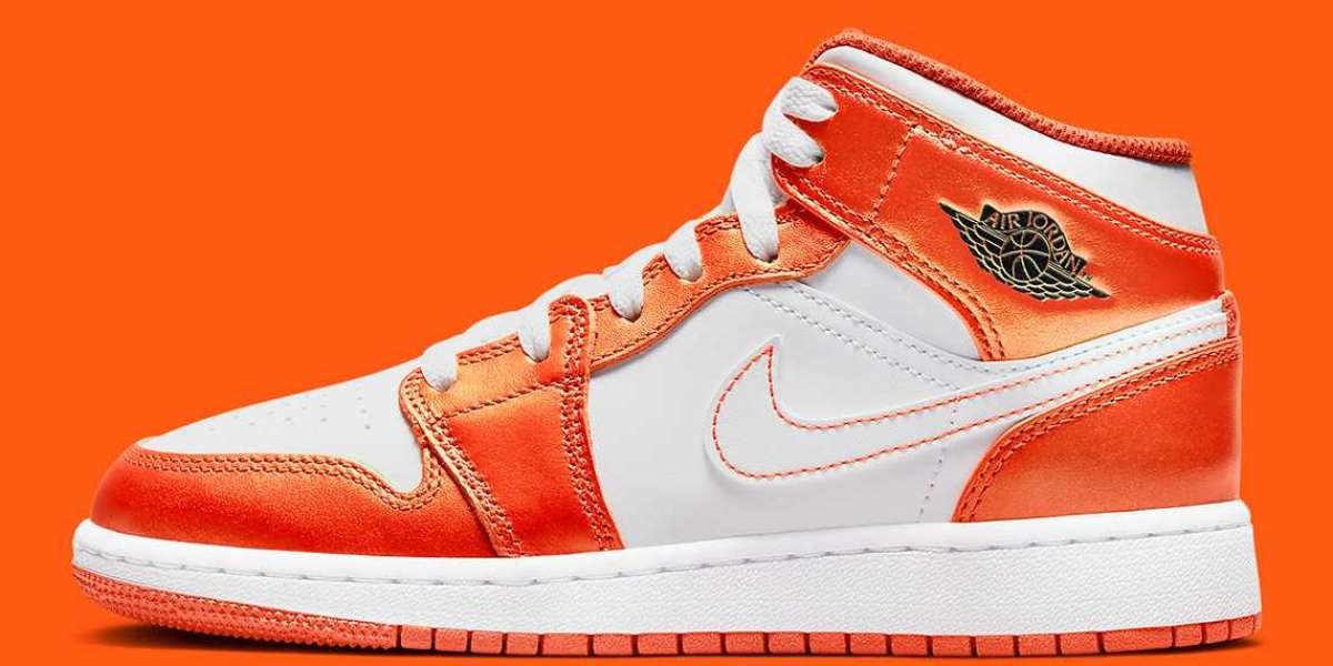 Air Jordan 1 Mid GS is about to launch "Metal Orange"