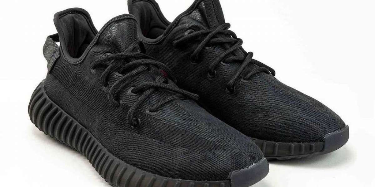 New Release adidas Yeezy Boost 350 V2 “Mono Black” Running Shoes