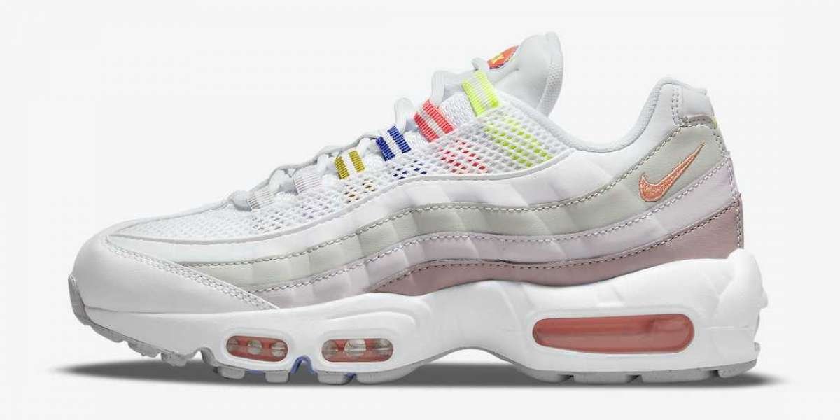 Latest 2021 Nike Air Max 95 “White Multi” Lifestyle Shoes