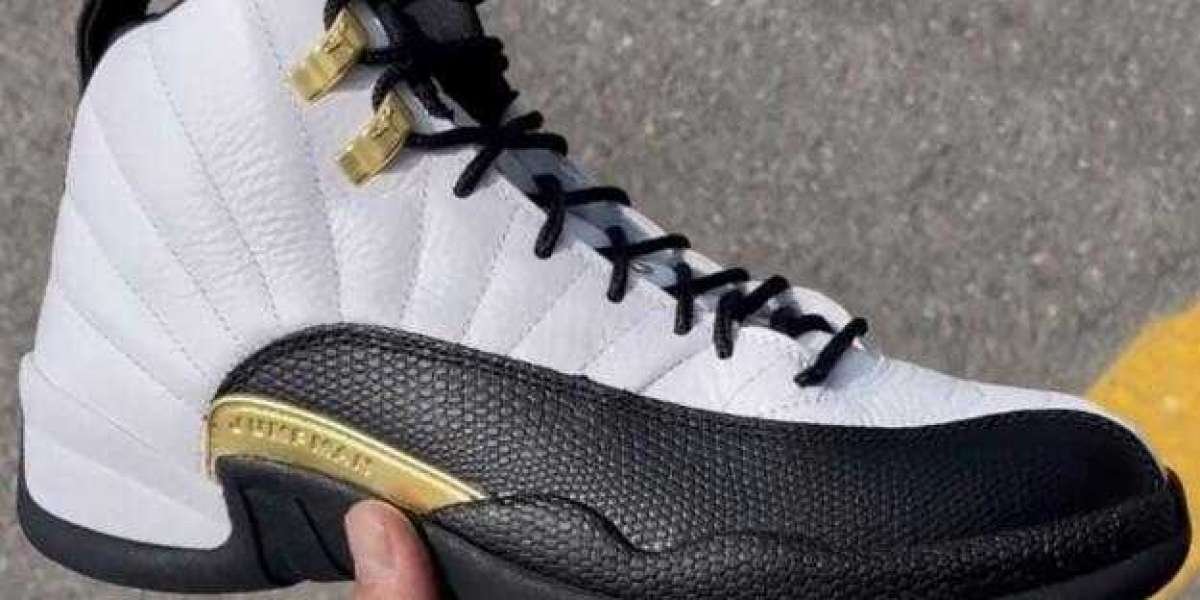 Cheap Price to Buying Air Jordan 12 Royalty White Black Metallic Gold