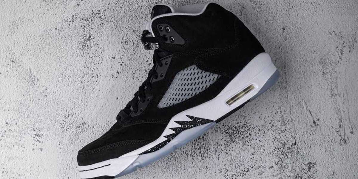 Air Jordan 5 "Oreo" Black Unisex Basketball Shoes CT4838-011 is great!