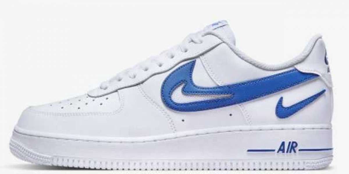 New Nike Air Force 1 ’07 "Game Royal" DR0143-100 "Mattress" Swoosh is very unique!