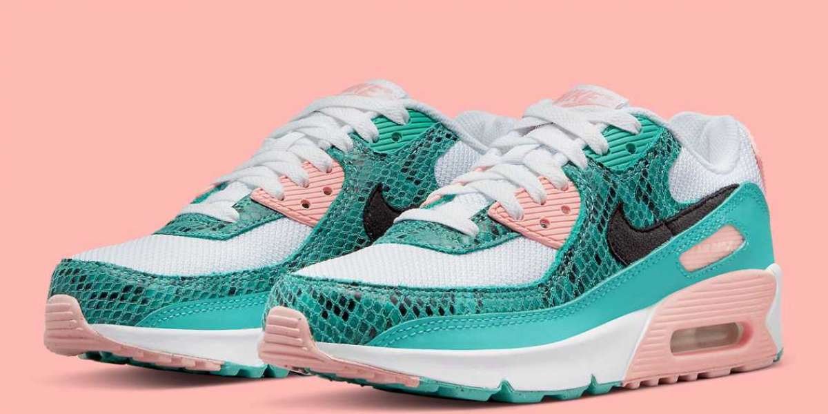 DR8926-300 Nike Air Max 90 "Green Snakeskin" will be released in 2022