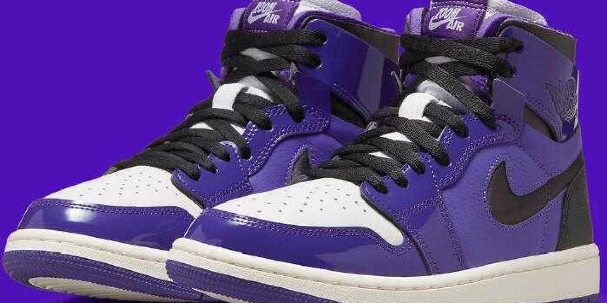 The Air Jordan 1 Zoom CMFT Purple Patent