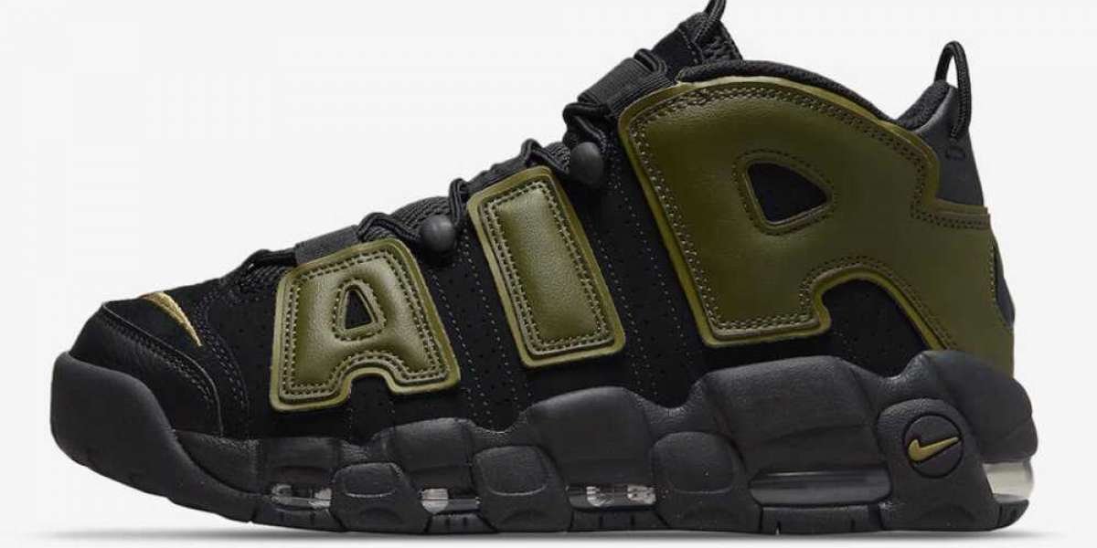 New Nike Air More Uptempo “Rough Green” DH8011-001 Military Style!