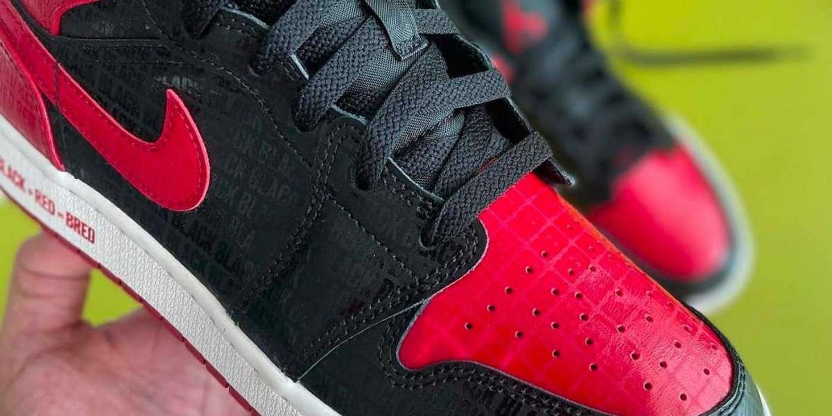 2022 Latest Nike Air Jordan 1 Mid GS “Bred”